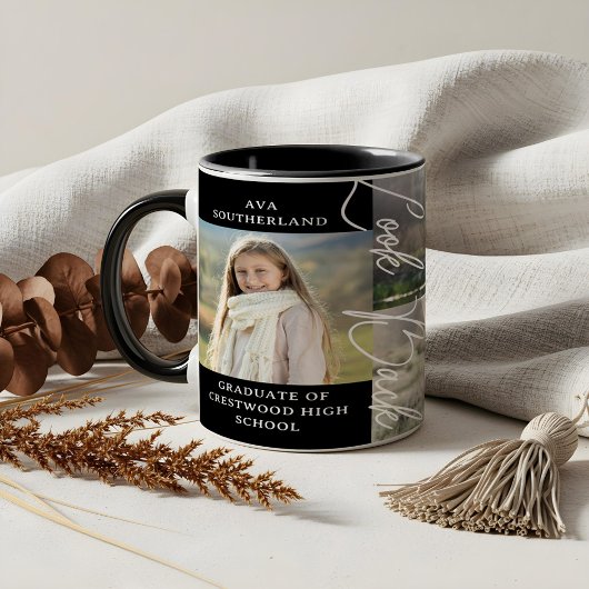 Afstuderen Toen & Nu Afstudeerder Fotocollage Keep Mok