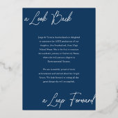 Afstuderen Toen & Nu Fotocollage Aankondiging (Achterkant)