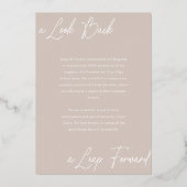 Afstuderen Toen & Nu Fotocollage Aankondiging (Achterkant)