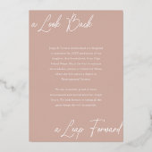 Afstuderen Toen & Nu Fotocollage Aankondiging (Achterkant)