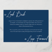 Afstuderen Toen & Nu Fotocollage Aankondiging (Achterkant)