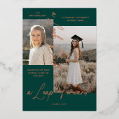 Afstuderen Toen & Nu Fotocollage Aankondiging (Voorkant)