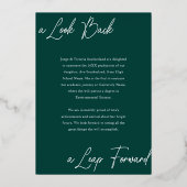 Afstuderen Toen & Nu Fotocollage Aankondiging (Achterkant)