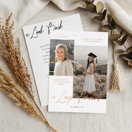 Afstuderen Toen & Nu Fotocollage Aankondiging