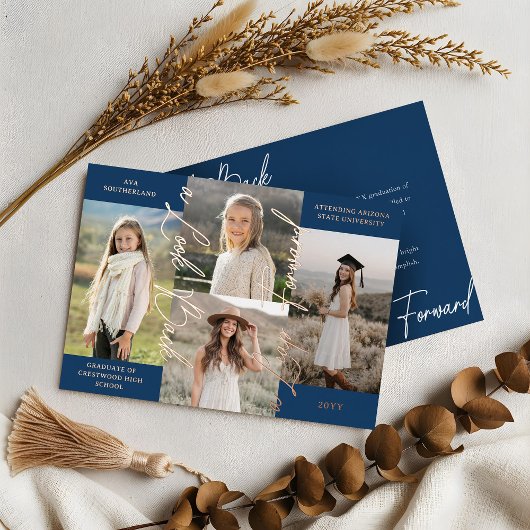 Afstuderen Toen & Nu Fotocollage Aankondiging