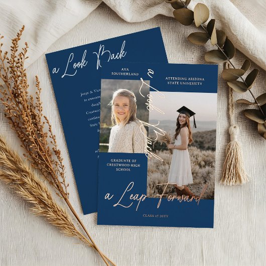 Afstuderen Toen & Nu Fotocollage Aankondiging