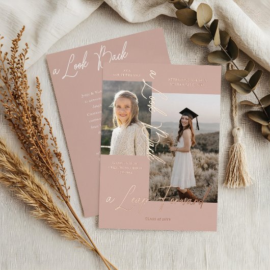 Afstuderen Toen & Nu Fotocollage Aankondiging