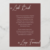 Afstuderen Toen & Nu Fotocollage Aankondiging (Achterkant)