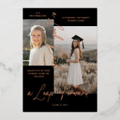 Afstuderen Toen & Nu Fotocollage Aankondiging (Voorkant)