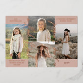 Afstuderen Toen & Nu Fotocollage Aankondiging (Voorkant)