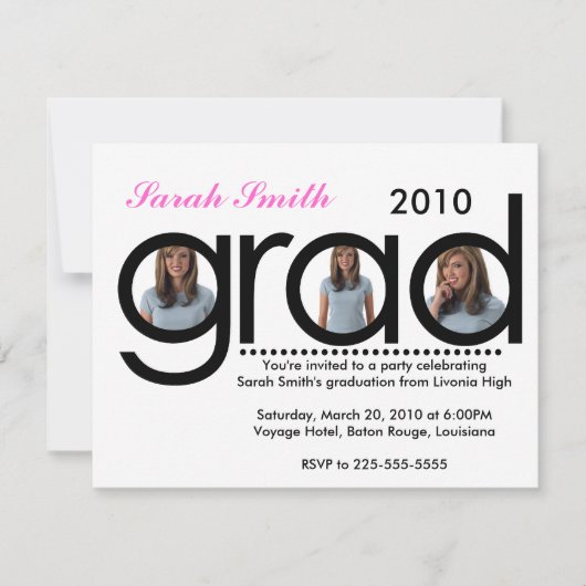 Afstuderen (top 10 Uitzichten) Kaart (Voorkant)