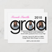 Afstuderen (top 10 Uitzichten) Kaart (Voorkant / Achterkant)