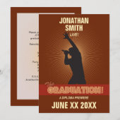 Afstuderen Tour Invitation Kaart (Voorkant / Achterkant)