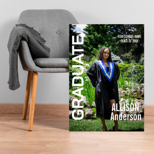 Afstuderen Trendy Magazine Style Hoesje Afstuderen Canvas Afdruk