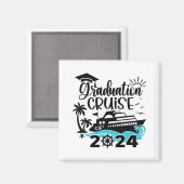 Afstuderen Trip Cruise 2024 Ship Party Cruise Wome Magneet (Voorkant / Achterkant)
