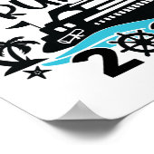 Afstuderen Trip Cruise 2024 Ship Party Cruise Wome Poster (Hoek)