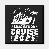 Afstuderen Trip Cruise 2025 Ship Party Cruise Gift Magneet (Voorkant)