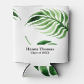 Afstuderen Tropisch palmlef Blikjeskoeler (Voorkant)