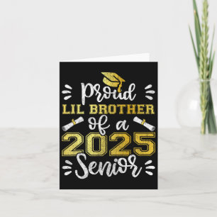 Afstuderen Trotse Lil Broer van een senior Shir ui Kaart