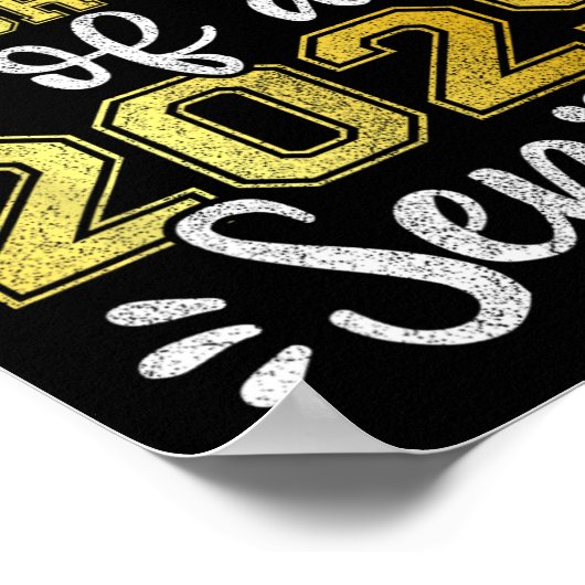 Afstuderen Trotse Lil Broer van een senior Shir ui Poster (Hoek)