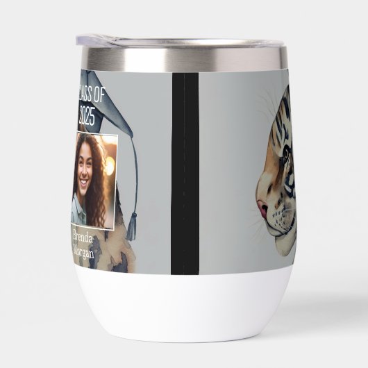 Afstuderen Twee Foto Drinkware (Rechts)