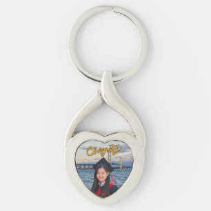 Afstuderen Twisted Heart Metal Sleutelhanger