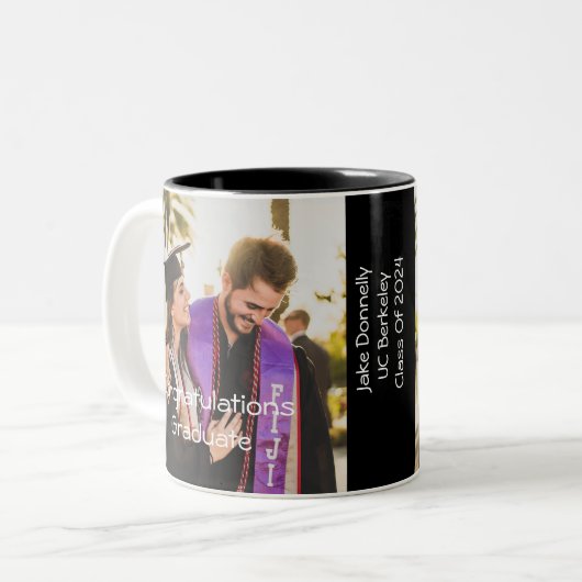 Afstuderen Two Tone Coffee Mok (Voorkant links)