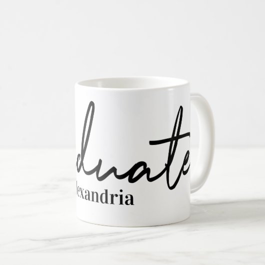 Afstuderen Typografie en Jouw naam Klasse van Mok (Voorkant rechts)