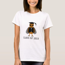 Afstuderen uil Afstuderen T-shirt