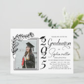 afstuderen uitnodigen Afstudeerder aankondiging Kl (Staand voorkant)