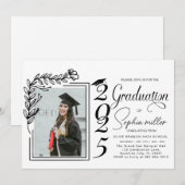 afstuderen uitnodigen Afstudeerder aankondiging Kl (Voorkant / Achterkant)