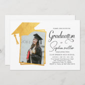 afstuderen uitnodigen Afstudeerder aankondiging Kl (Voorkant / Achterkant)