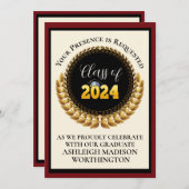 Afstuderen Uitnodiging (Voorkant / Achterkant)