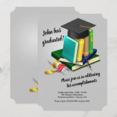 Afstuderen Uitnodiging (Voorkant / Achterkant)