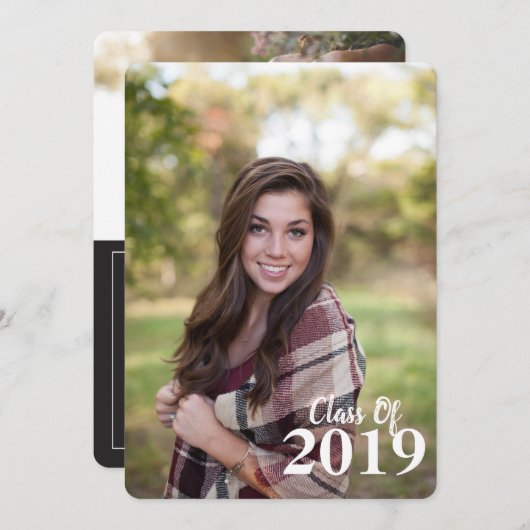 Afstuderen Uitnodiging (Voorkant / Achterkant)