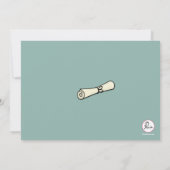 Afstuderen uitnodiging (Achterkant)