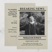 Afstuderen Uitnodiging (Voorkant / Achterkant)