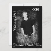 Afstuderen Uitnodiging (Voorkant)