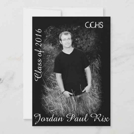 Afstuderen Uitnodiging (Voorkant)