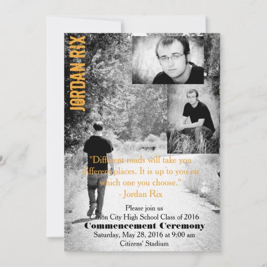 Afstuderen Uitnodiging (Achterkant)