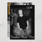 Afstuderen Uitnodiging (Voorkant / Achterkant)