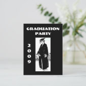 Afstuderen uitnodiging (Staand voorkant)