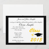 Afstuderen Uitnodiging (Voorkant / Achterkant)