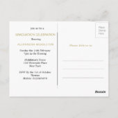 Afstuderen Uitnodiging Afstuderen Foto (Achterkant)