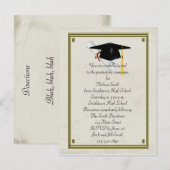 Afstuderen Uitnodiging Briefkaart (Voorkant / Achterkant)