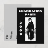  Afstuderen uitnodiging Briefkaart (Voorkant / Achterkant)