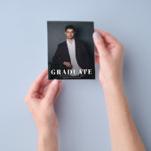 Afstuderen Uitnodiging Flyer (Hand)