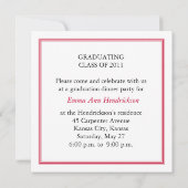 Afstuderen Uitnodiging {foto aankondiging} (Achterkant)