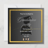 Afstuderen-uitnodiging Kaart (Voorkant)