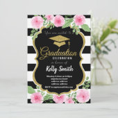 Afstuderen-uitnodiging Kaart (Staand voorkant)